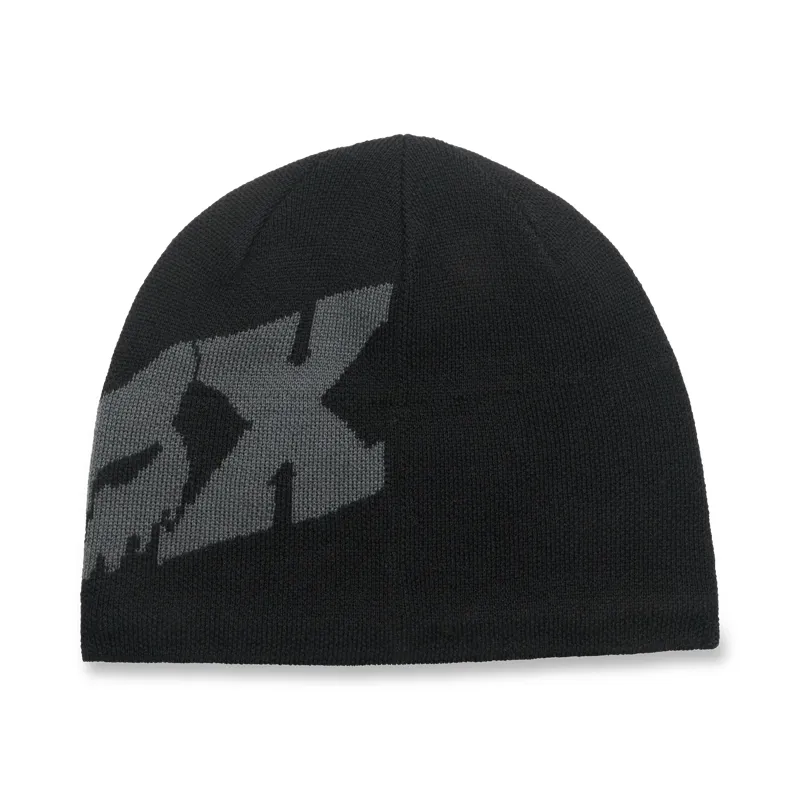 Fox F Head X Jacquard Beanie - Black-1