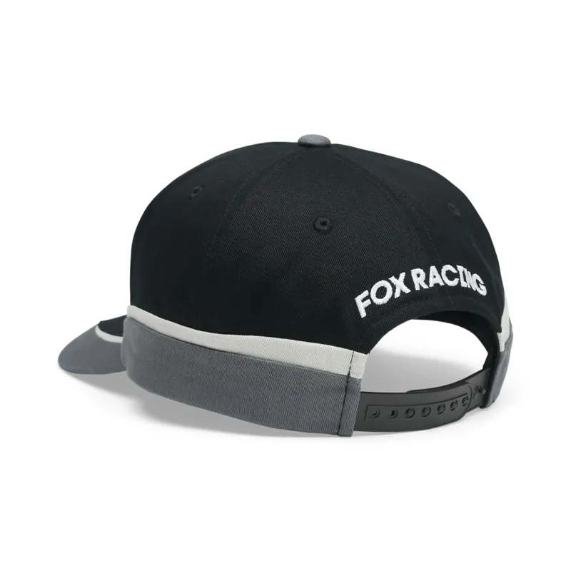 Fox  F Head X Snapback Hat - Black-1