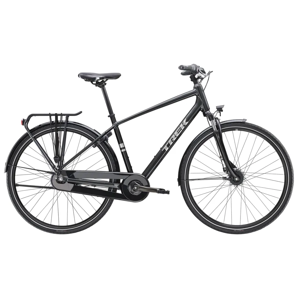 uPRISE Bikes Trek District 1 Equipped 2025 Hybrid Bike - Lithium Grey | Price match, 365 day return s, 18-Month Warranty, Finance Available & Free UK Delivery