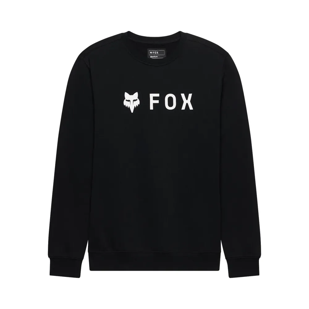 uPRISE Bikes Fox Clothing Fox Absolute Fleece Crew Sweatshirt - Black | Price match, 365 day returns, 18-Month Warranty, Finance Available & Free UK Delivery