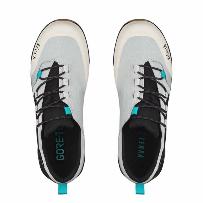 Fizik Terra Ergolace GTX Flat MTB Shoes - Ice/Grey-2