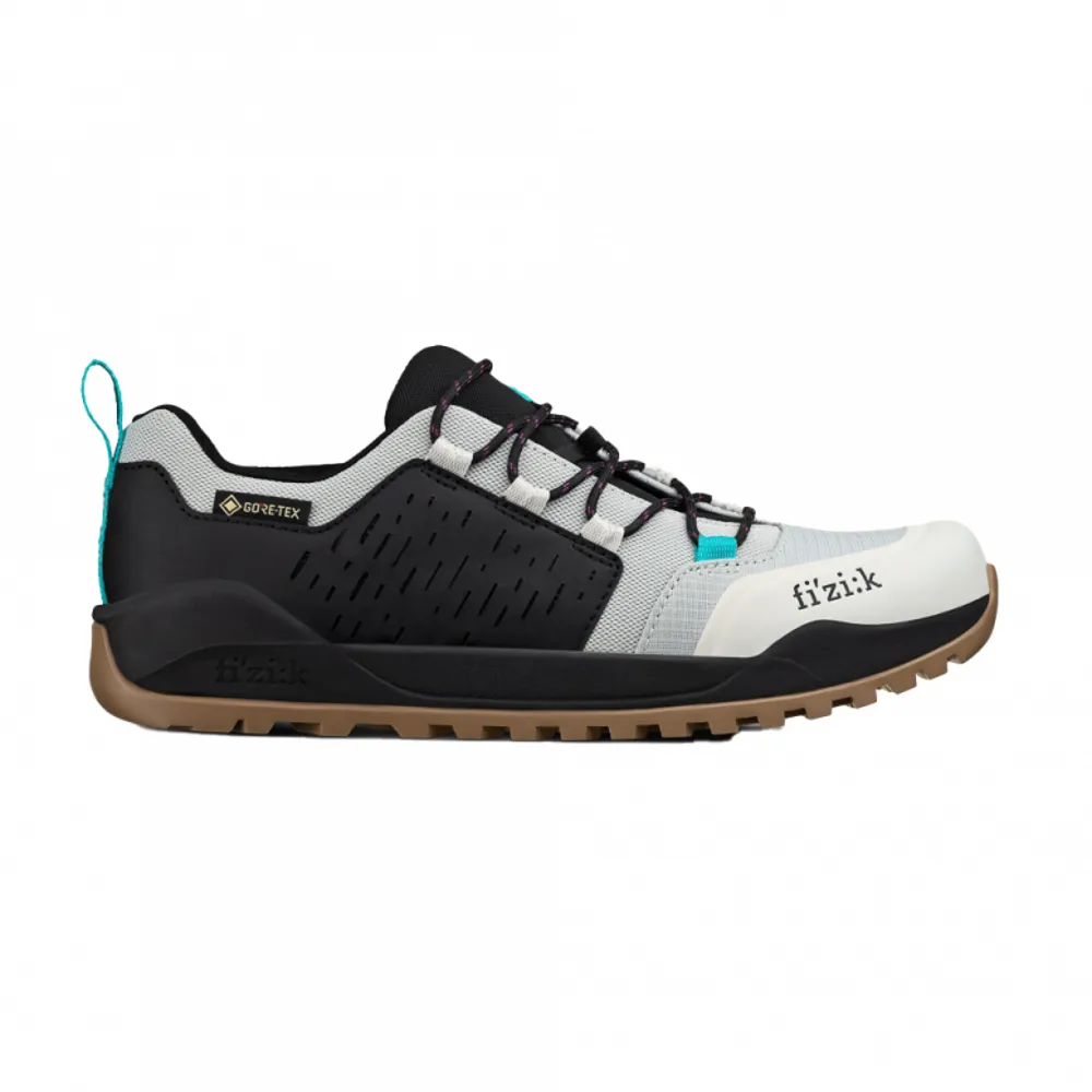 uPRISE Bikes Fizik Terra Ergolace GTX Flat MTB Shoes - Ice/Grey | Price match, 365 day return s, 18-Month Warranty, Finance Available & Free UK Delivery