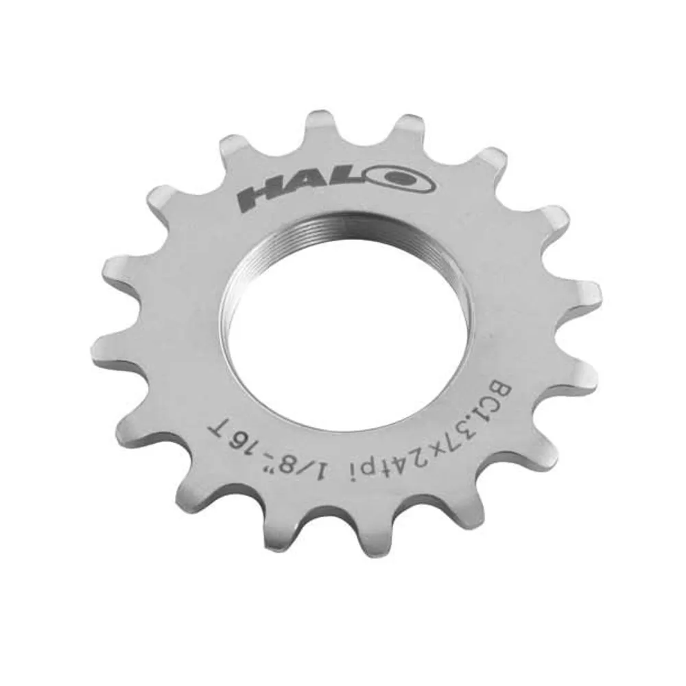 uPRISE Bikes Halo Fixed Gear Track Cog - Chrome - 16T | Price match, 365 day return s, 18-Month Warranty, Finance Available & Free UK Delivery
