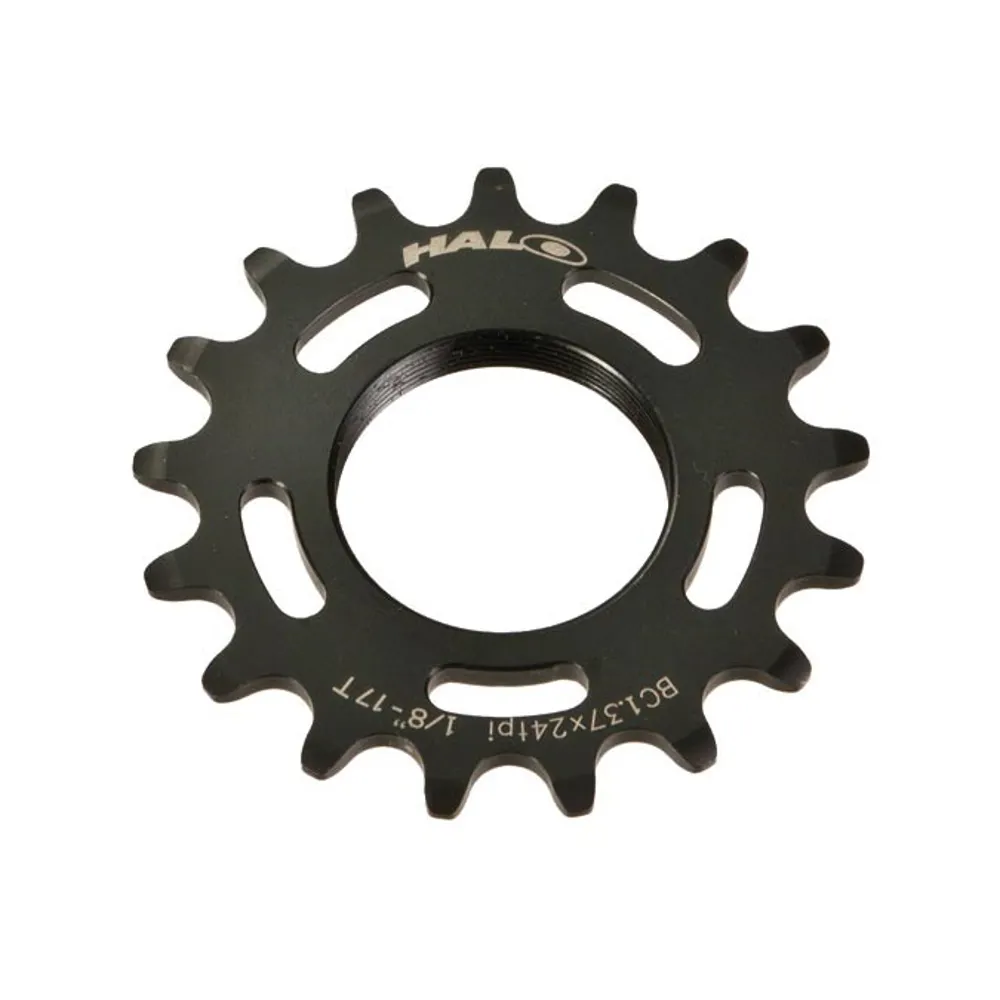 uPRISE Bikes Halo Fixed Gear Track Cog - Black - 16T | Price match, 365 day return s, 18-Month Warranty, Finance Available & Free UK Delivery