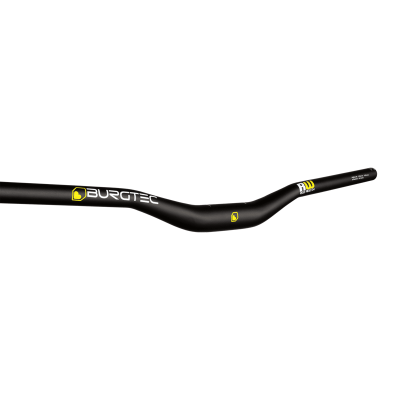Burgtec Ride Wide DH Alloy Handlebar - 800mm - Black-1