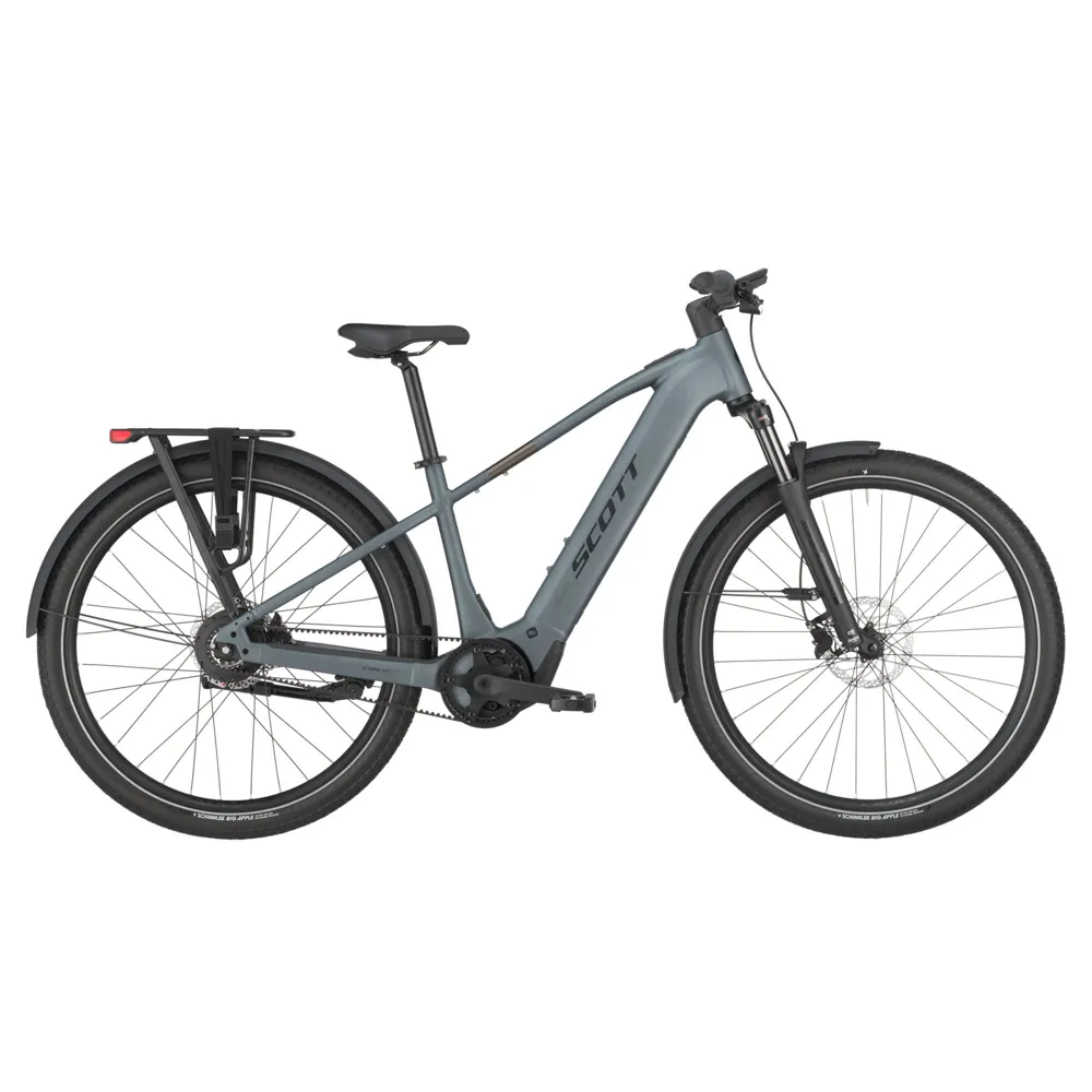 uPRISE Bikes Scott Sub 10 Belt 2025 Electric Hybrid Bike - Hematite Blue | Price match, 365 day return s, 18-Month Warranty, Finance Available & Free UK Delivery