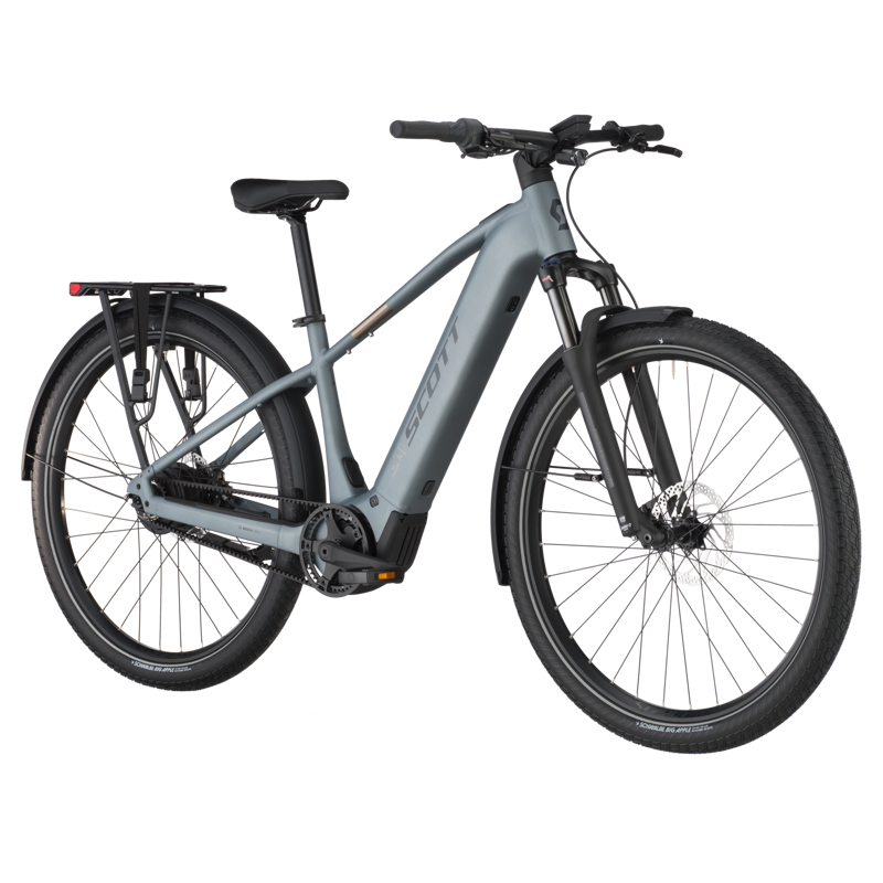 Scott Sub 10 Belt 2025 Electric Hybrid Bike - Hematite Blue-1