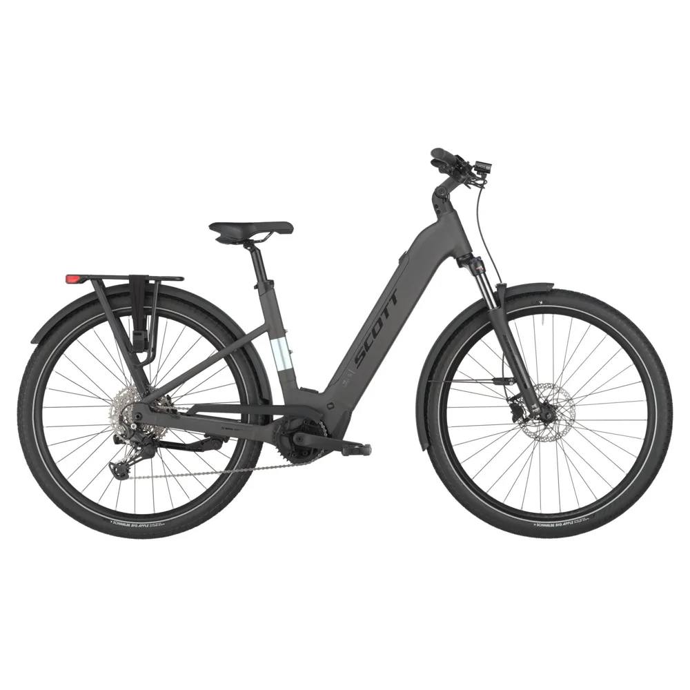 uPRISE Bikes Scott Sub eRide 30 Wave 2025 Electric Hybrid Bike - Midnight Grey | Price match, 365 day return s, 18-Month Warranty, Finance Available & Free UK Delivery