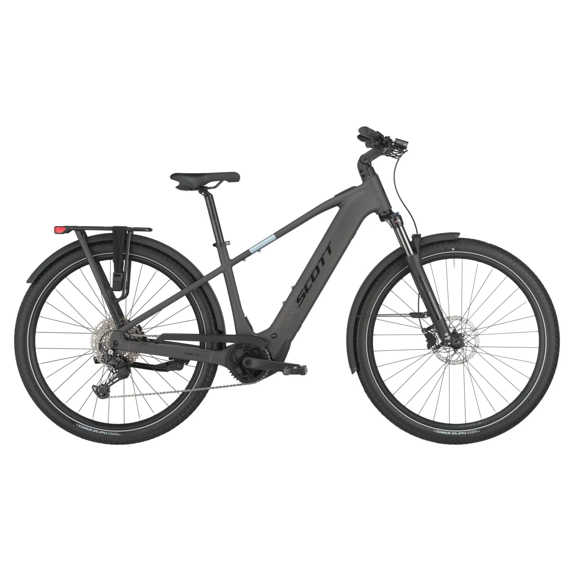 Scott Sub eRIDE 30 2025 Electric Hybrid Bike Midnight Grey