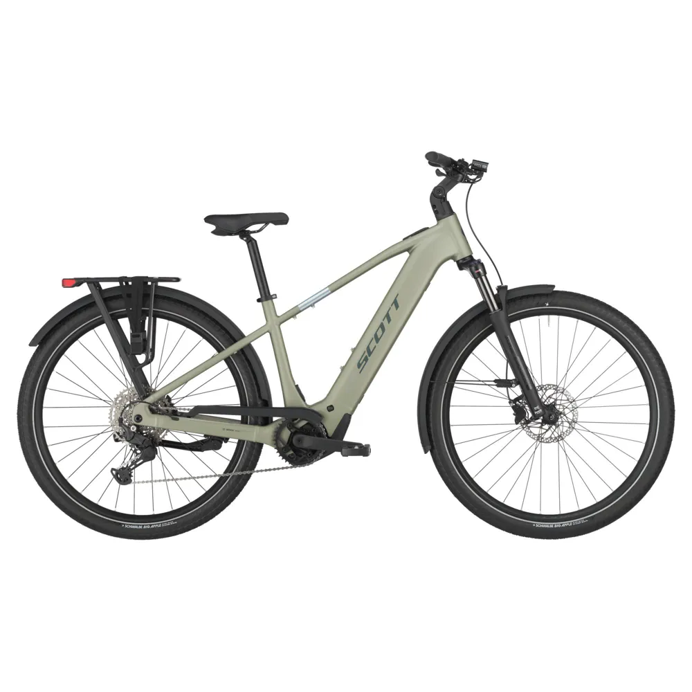 uPRISE Bikes Scott Sub eRIDE 30 2025 Electric Hybrid Bike - Aztec Green | Price match, 365 day return s, 18-Month Warranty, Finance Available & Free UK Delivery
