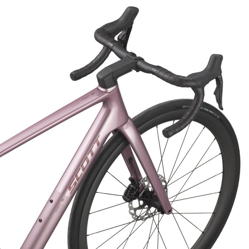 Scott Addict RC 30 2025 Carbon Race Road Bike - Ash Pink-2