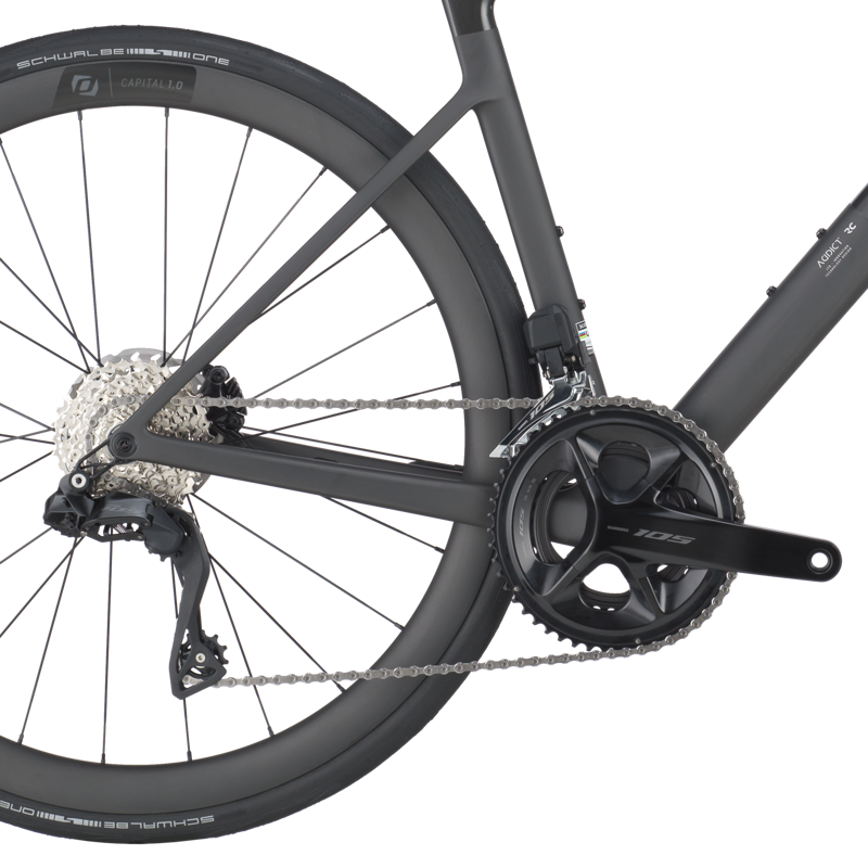 Scott Addict RC 30 2026 Carbon Road Race Bike - Carbon Black-4