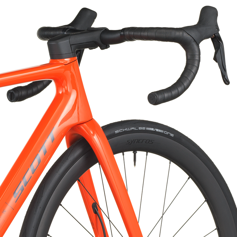Scott Addict RC 30 2026 Carbon Road Race Bike - Flame Orange-4