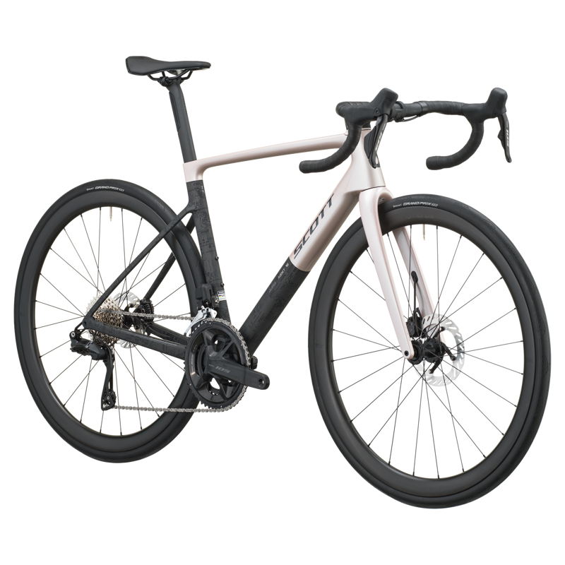 Scott Addict RC 30 2027 Carbon Road Bike - Champagne Pink/Carbon Black-1