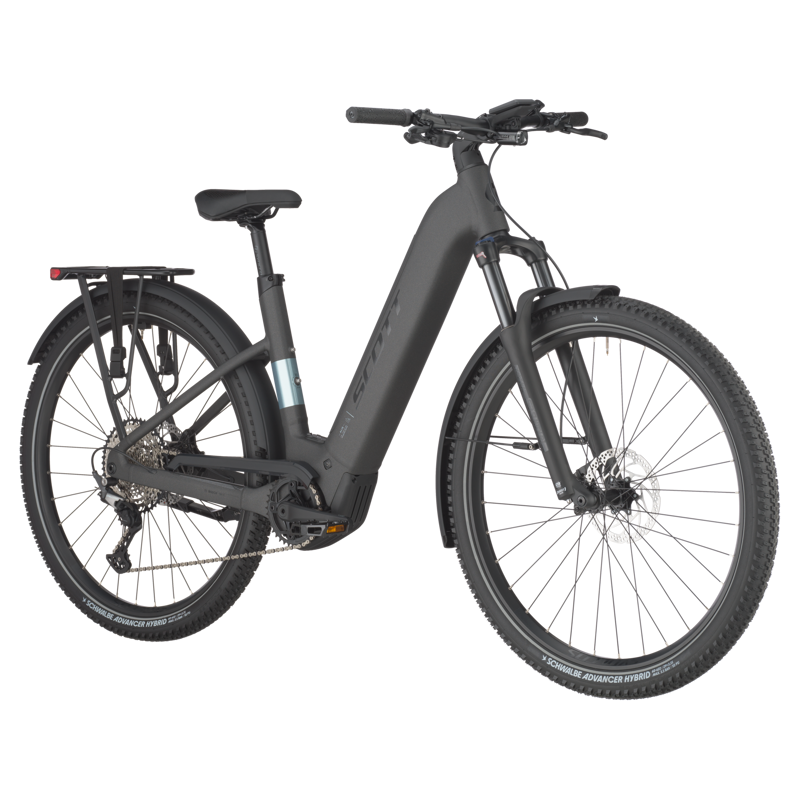 Scott Axis eRIDE 20 Wave 2025 Electric Hybrid Bike - Midnight Grey-1
