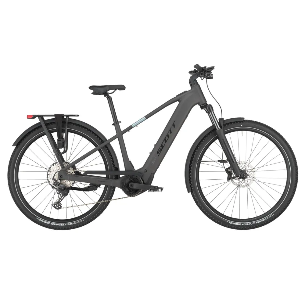 uPRISE Bikes Scott Axis eRide 20 2025 Electric Hybrid Bike - Midnight Grey | Price match, 365 day return s, 18-Month Warranty, Finance Available & Free UK Delivery