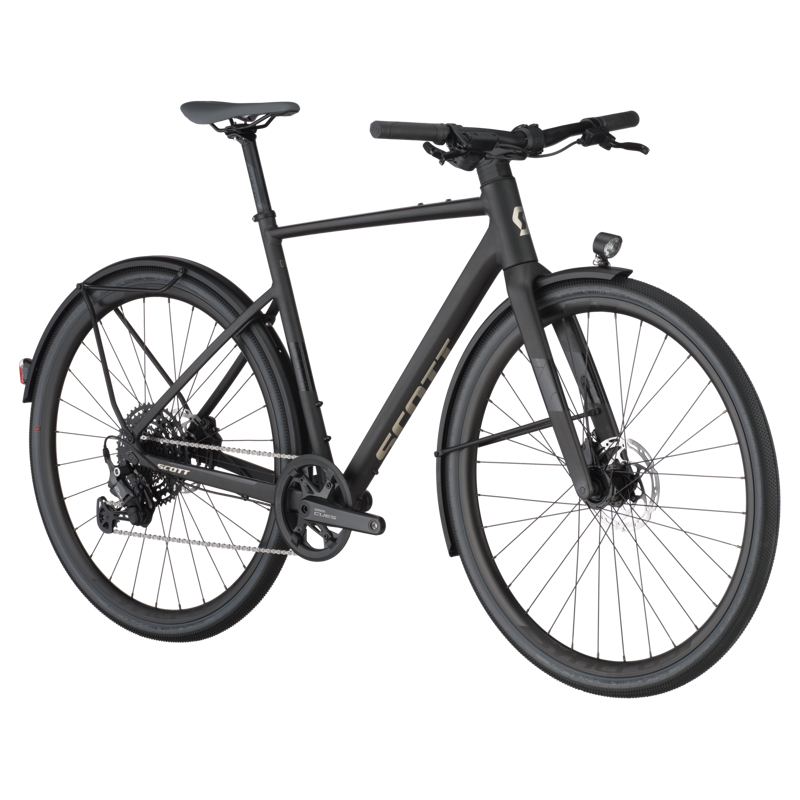 Scott Metrix 20 EQ 2025 Hybrid Bike - Champion Black-1