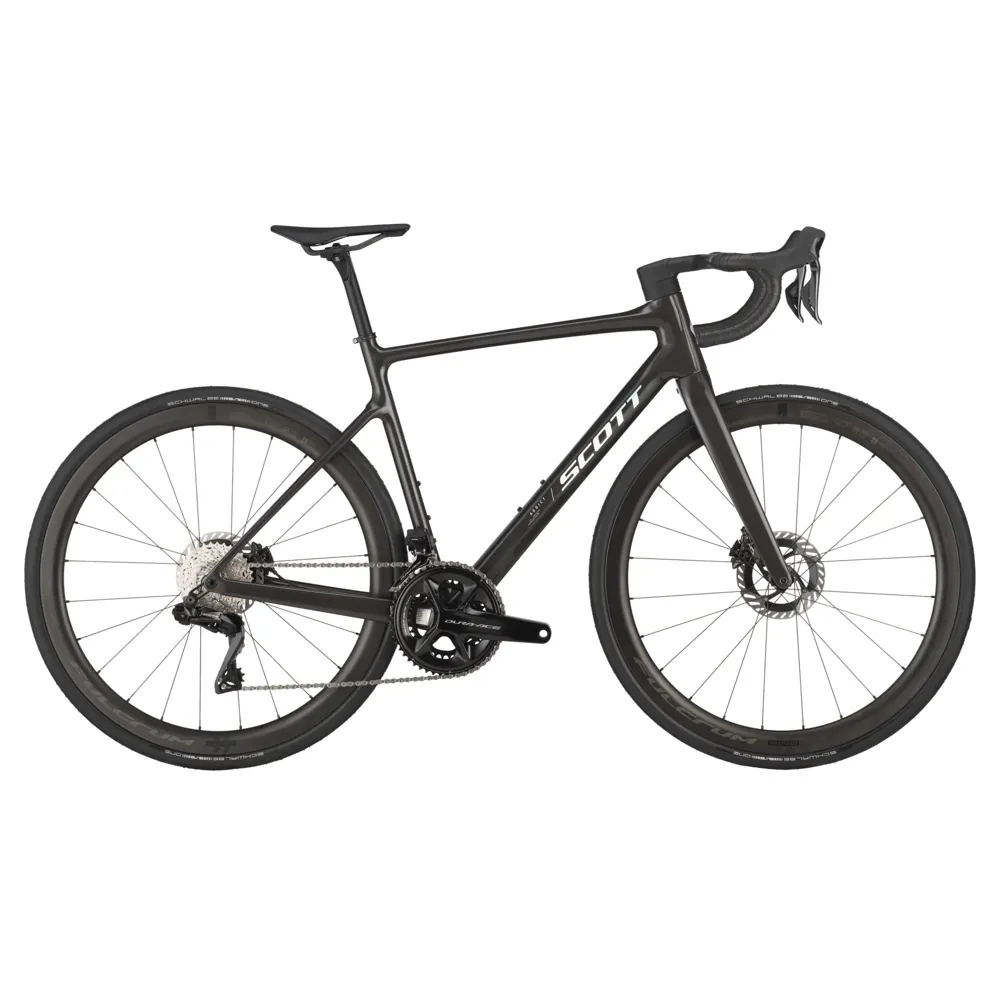 uPRISE Bikes Scott Addict 10 2025 Carbon Gravel Road Bike - Carbon Black | Price match, 365 day return s, 18-Month Warranty, Finance Available & Free UK Delivery