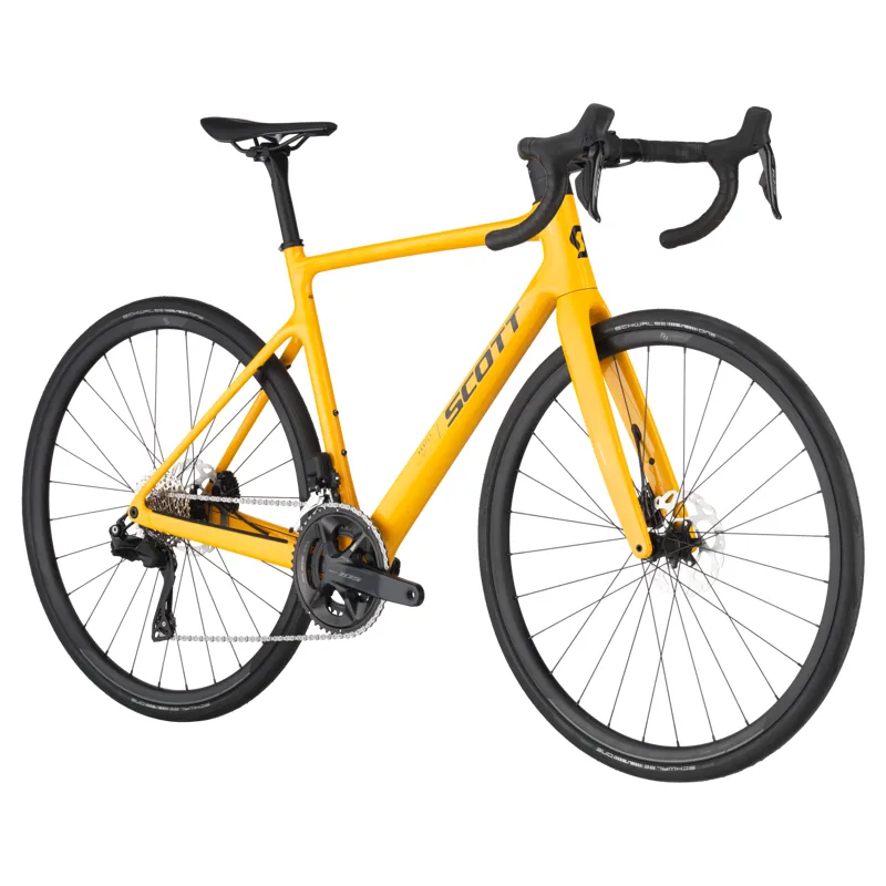 Scott Addict 40 2025 Carbon Gravel Road Bike - Bahama Yellow-1