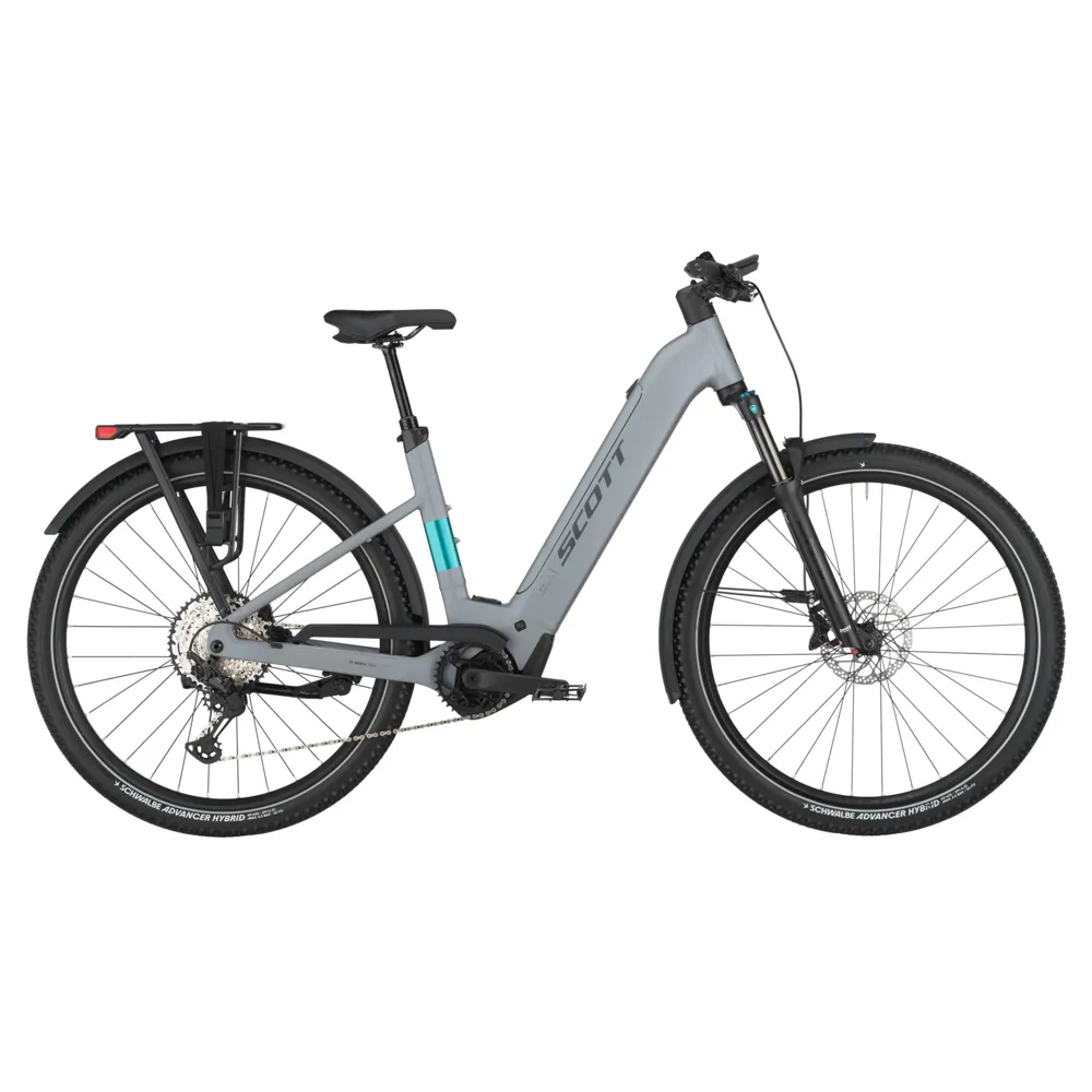 uPRISE Bikes Scott Axis eRide 10 Wave 2025 Electric Hybrid Bike - Bird Grey | Price match, 365 day return s, 18-Month Warranty, Finance Available & Free UK Delivery
