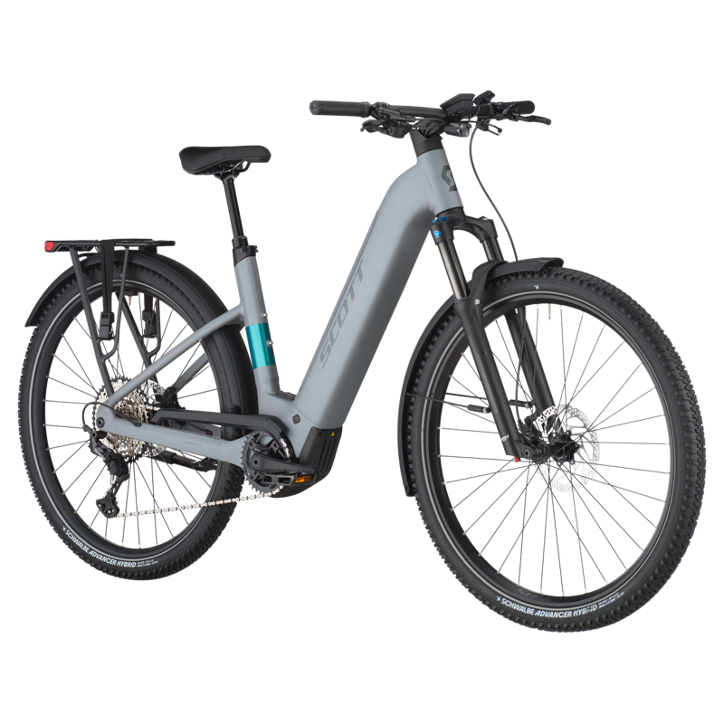 Scott Axis eRide 10 Wave 2025 Electric Hybrid Bike - Bird Grey-1