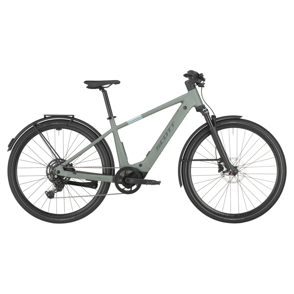 uPRISE Bikes Scott Passage 30 2025 Electric Hybrid Bike - Highland Green | Price match, 365 day return s, 18-Month Warranty, Finance Available & Free UK Delivery