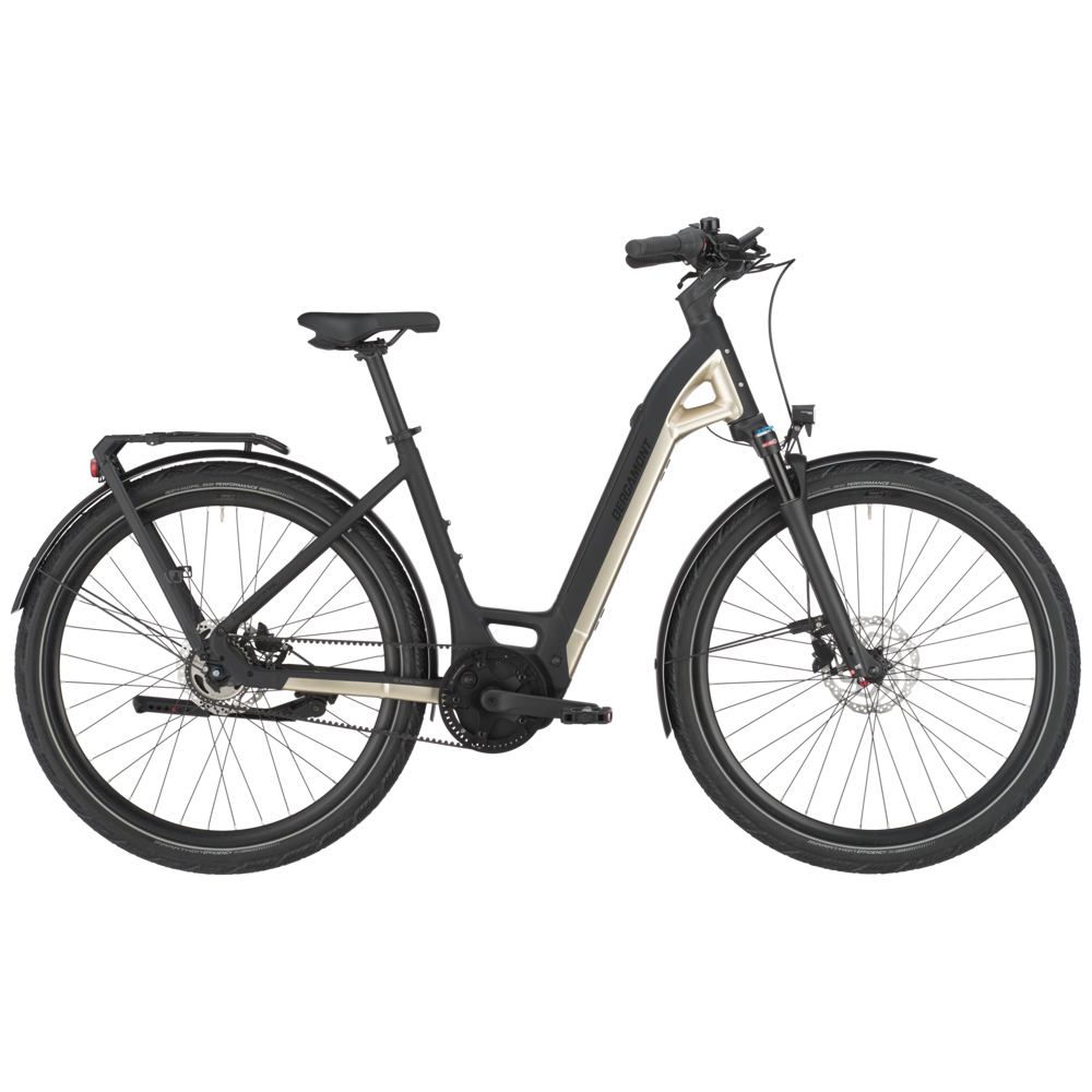 uPRISE Bikes Bergamont E-Ville 20 Belt 2025 Electric Hybrid Bike - Star Beige | Price match, 365 day return s, 18-Month Warranty, Finance Available & Free UK Delivery