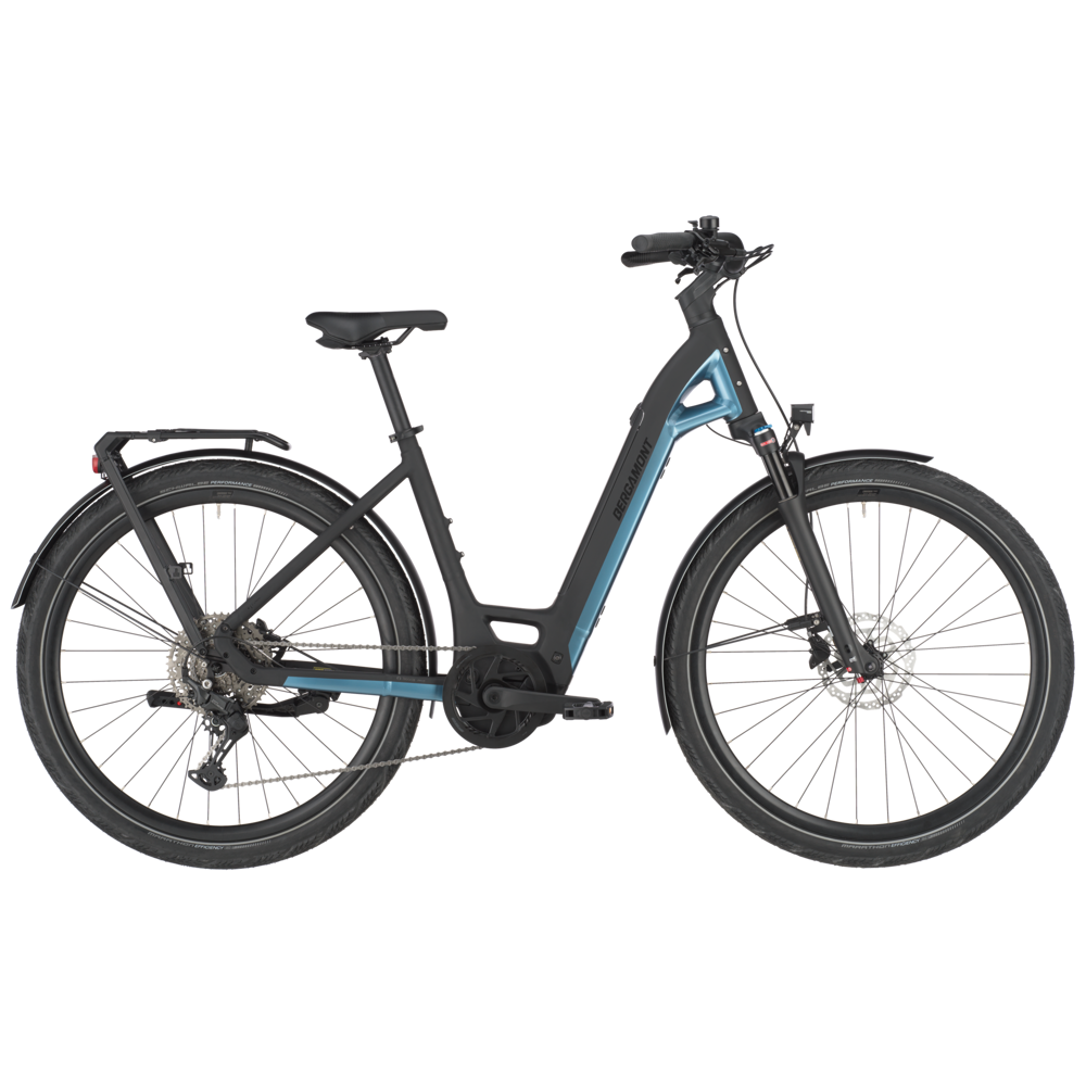 uPRISE Bikes Bergamont E-Ville 30 Belt 2025 Electric Hybrid Bike - Baltic Blue | Price match, 365 day return s, 18-Month Warranty, Finance Available & Free UK Delivery