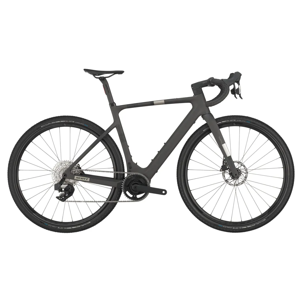 uPRISE Bikes Scott Solace Gravel eRide 30 2025 Electric Road Bike - Carbon Black | Price match, 365 day return s, 18-Month Warranty, Finance Available & Free UK Delivery