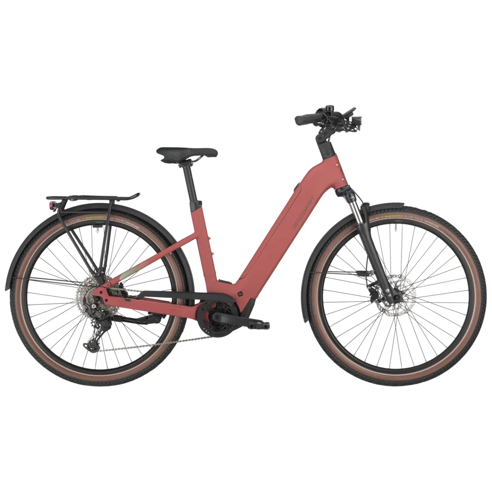 uPRISE Bikes Bergamont E-Horizon Sport 20 Wave 2025 Electric Hybrid Bike - Metallic Red | Price match, 365 day return s, 18-Month Warranty, Finance Available & Free UK Delivery