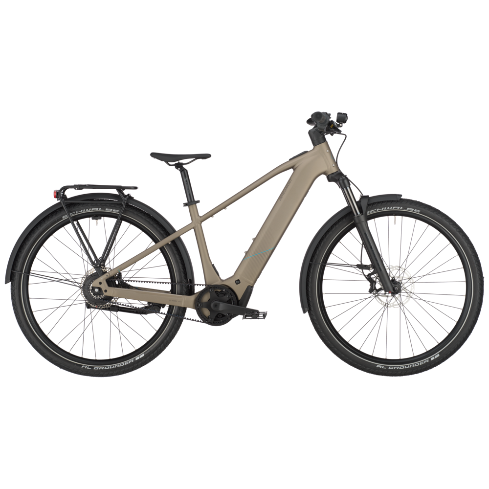 uPRISE Bikes Bergamont E-Revox Tour 10 Belt 2025 Electric Mountain Bike - Warm Silver | Price match, 365 day return s, 18-Month Warranty, Finance Available & Free UK Delivery