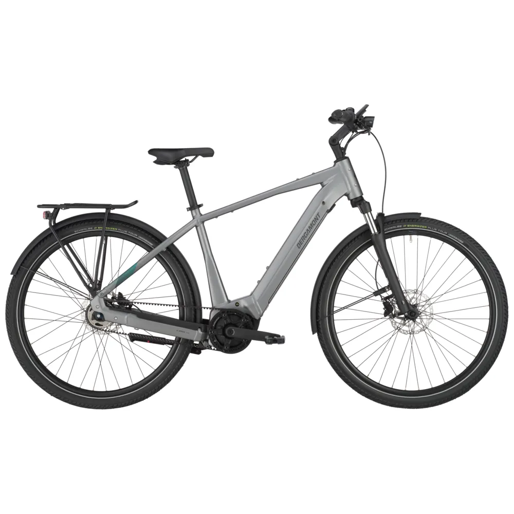 uPRISE Bikes Bergamont E-Horizon Tour 35 Belt 2025 Electric Hybrid Bike - Titanium Silver | Price match, 365 day return s, 18-Month Warranty, Finance Available & Free UK Delivery