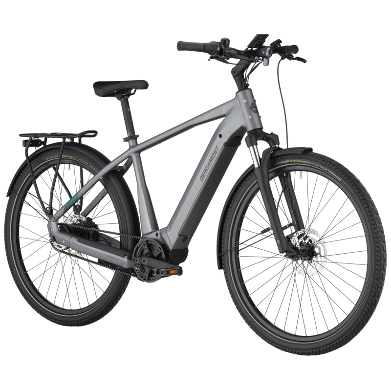 Bergamont E-Horizon Tour 35 Belt 2025 Electric Hybrid Bike - Titanium Silver-1