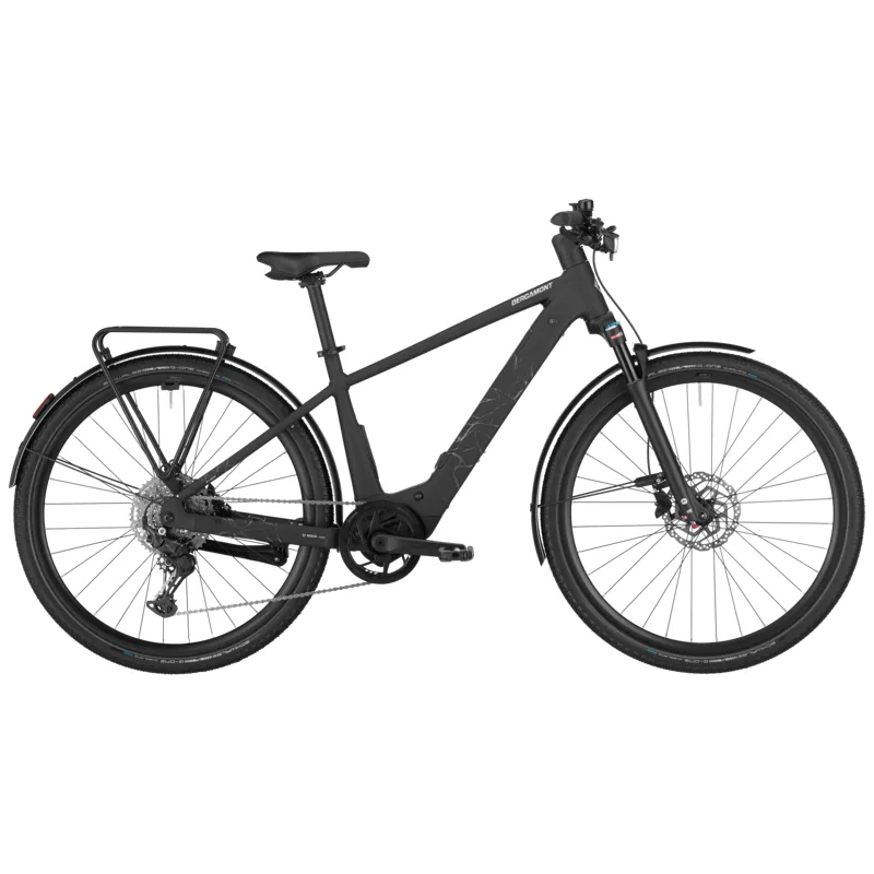 Bergamont Helix 20 2025 Electric Hybrid Bike - Matt Black