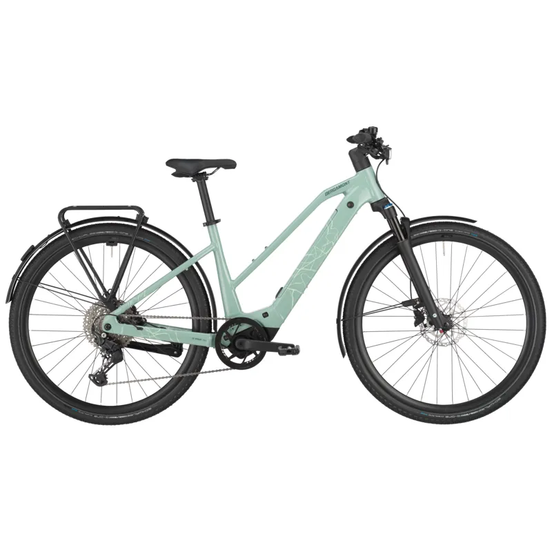 Bergamont Helix 20 Slope 2025 Electric Hybrid Bike - Sage Green