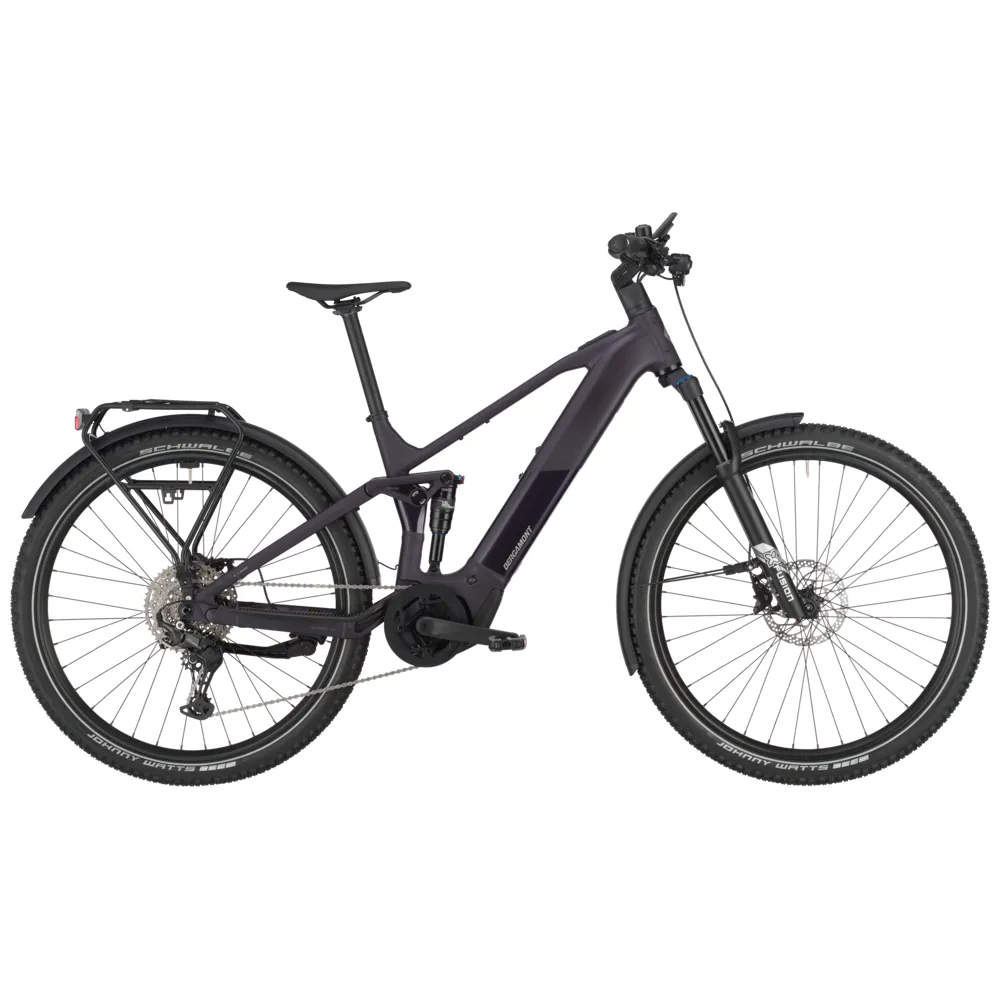 uPRISE Bikes Bergamont E-Horizon SUV FS 10 2025 Electric Mountain Bike - Black/Purple | Price match, 365 day return s, 18-Month Warranty, Finance Available & Free UK Delivery