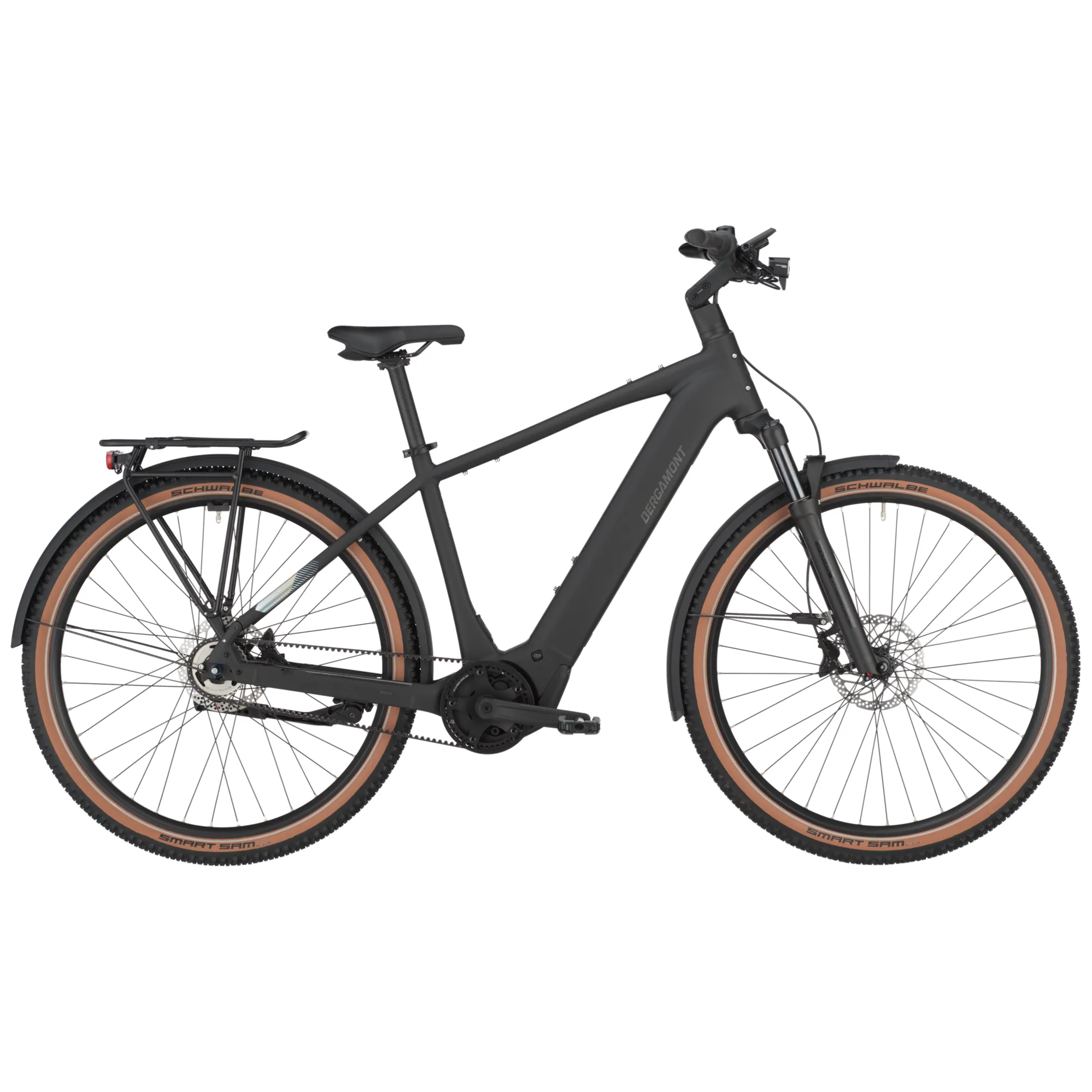 Bergamont E-Horizon SUV 20 Belt 2025 Electric Hybrid Bike Black Matt