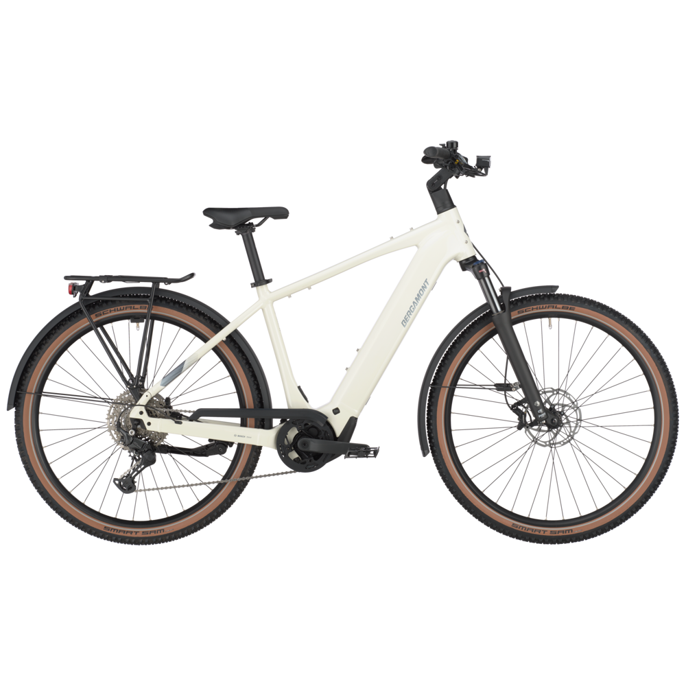 uPRISE Bikes Bergamont E-Horizon SUV 30 2025 Electric Hybrid Bike - Off White | Price match, 365 day return s, 18-Month Warranty, Finance Available & Free UK Delivery