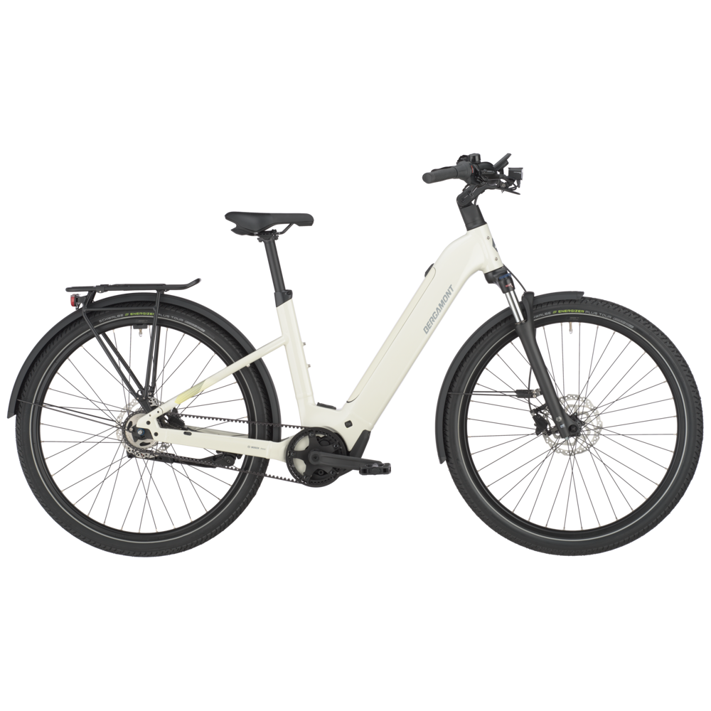 uPRISE Bikes Bergamont E-Horizon Tour 20 Belt Wave 2025 Electric Hybrid Bike - Off White | Price match, 365 day return s, 18-Month Warranty, Finance Available & Free UK Delivery