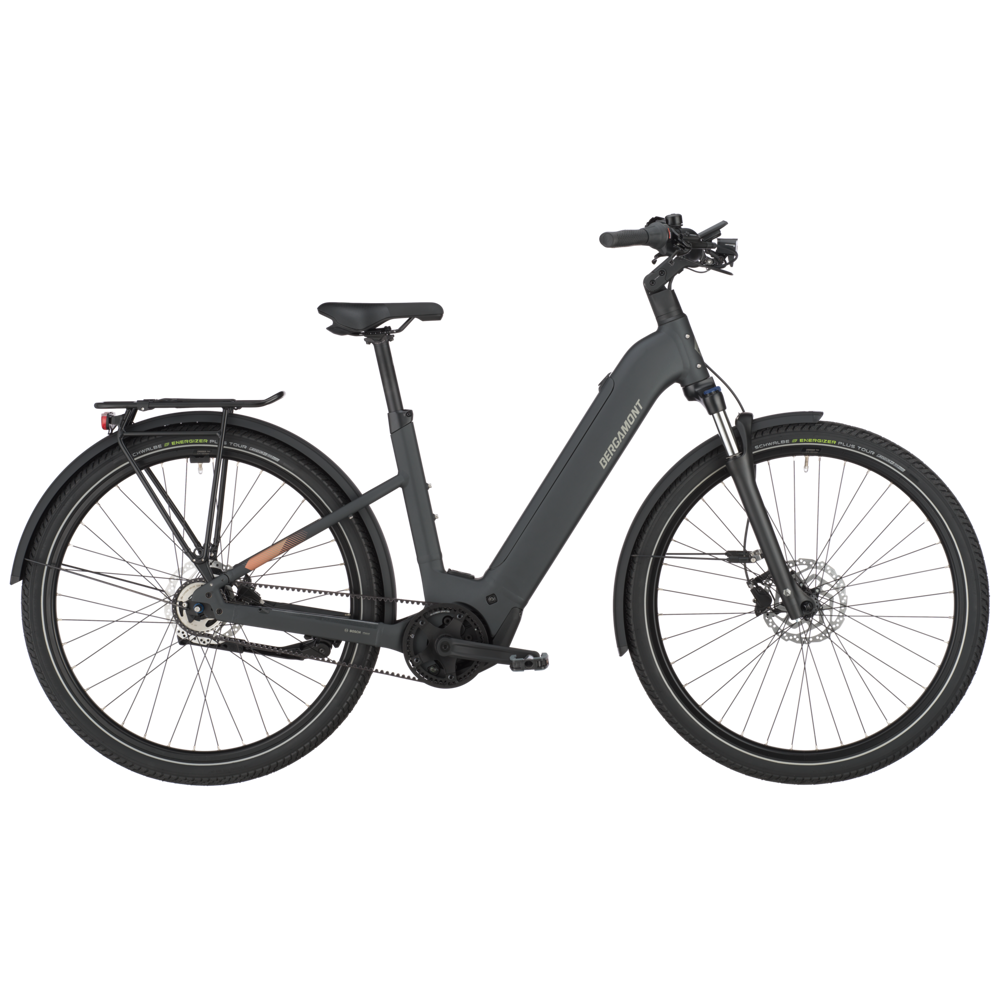 uPRISE Bikes Bergamont E-Horizon Tour 20 Belt Wave 2025 Electric Hybrid Bike - Flaky Black | Price match, 365 day return s, 18-Month Warranty, Finance Available & Free UK Delivery