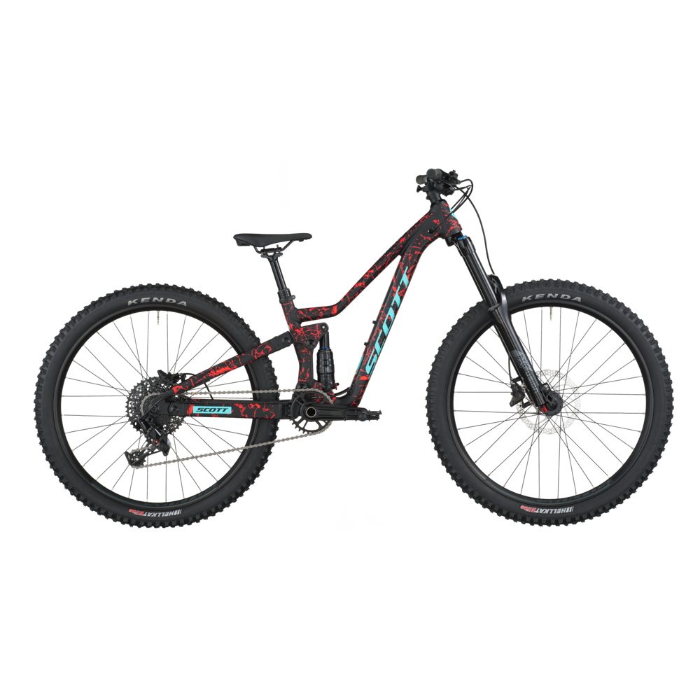 uPRISE Bikes Scott Ransom 600 26w 2026 Kids Full Suspension MTB - Black | Price match, 365 day returns, 18-Month Warranty, Finance Available & Free UK Delivery