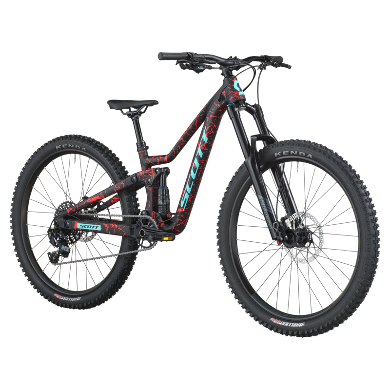 Scott Ransom 600 26w 2026 Kids Full Suspension MTB - Black-1