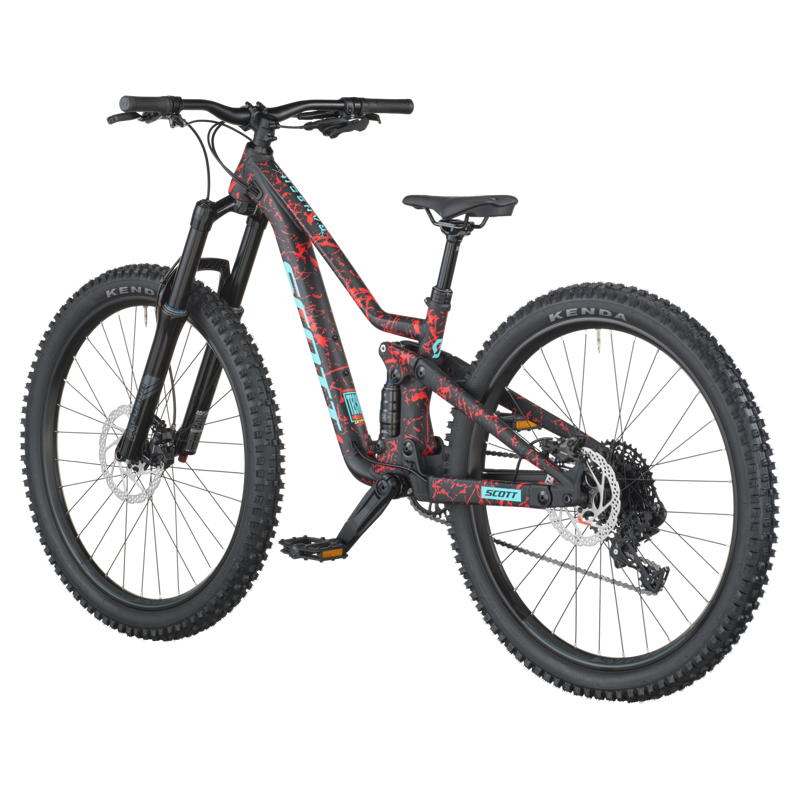 Scott Ransom 600 26w 2026 Kids Full Suspension MTB - Black-2
