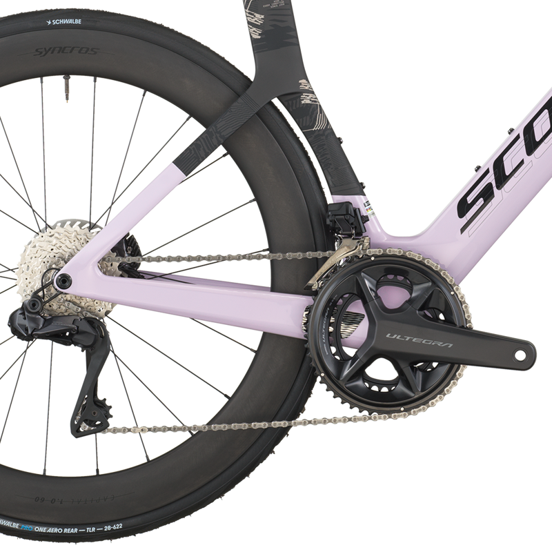 Scott Foil RC 10 2026 Carbon Aero Road Bike - Violet Pink/Carbon Black-3