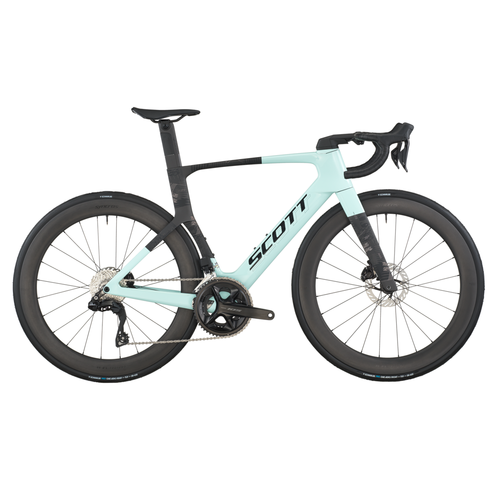 uPRISE Bikes Scott Foil RC 20 2026 Carbon Aero Road Bike - Gelato Blue/Carbon Black | Price match, 365 day return s, 18-Month Warranty, Finance Available & Free UK Delivery