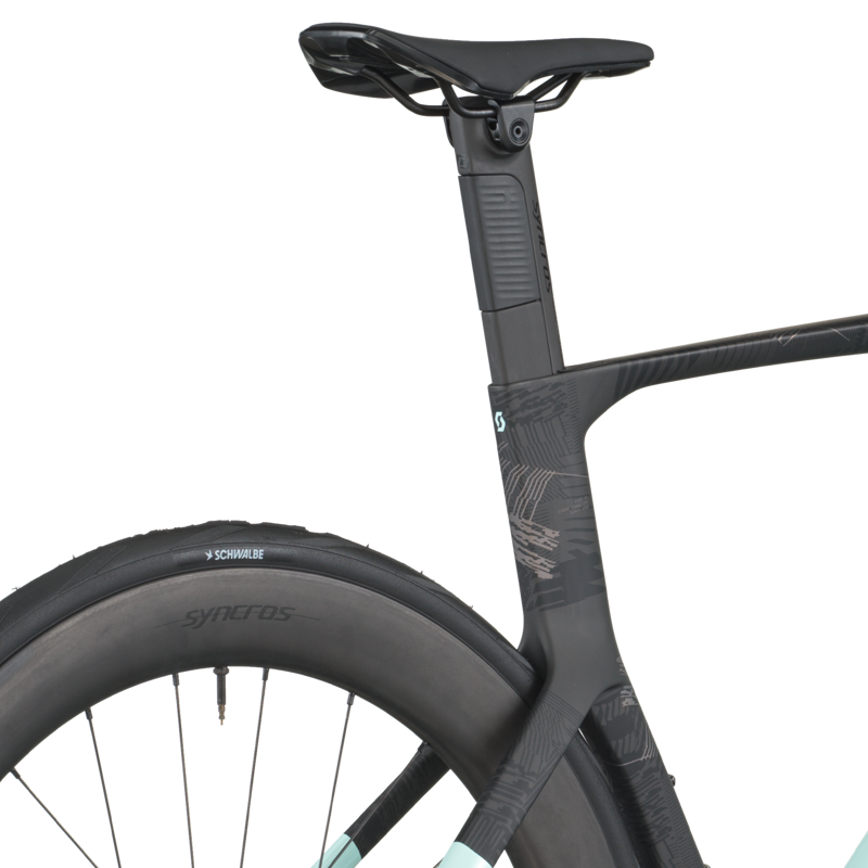 Scott Foil RC 20 2026 Carbon Aero Road Bike - Gelato Blue/Carbon Black-5