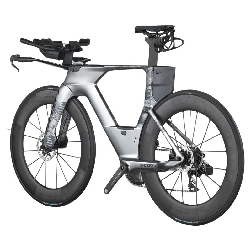 Scott Plasma RC Ultimate 2026 Carbon Aero Road Bike - Chrome Silver-2