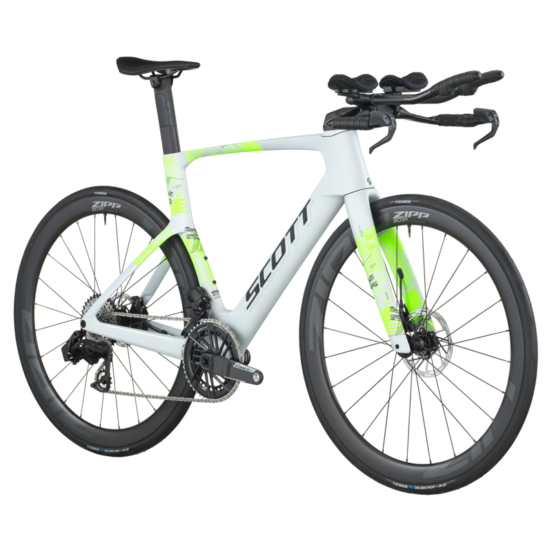 Scott Foil RC TRI 2026 Carbon Triathlon Bike - Cumulus White-1