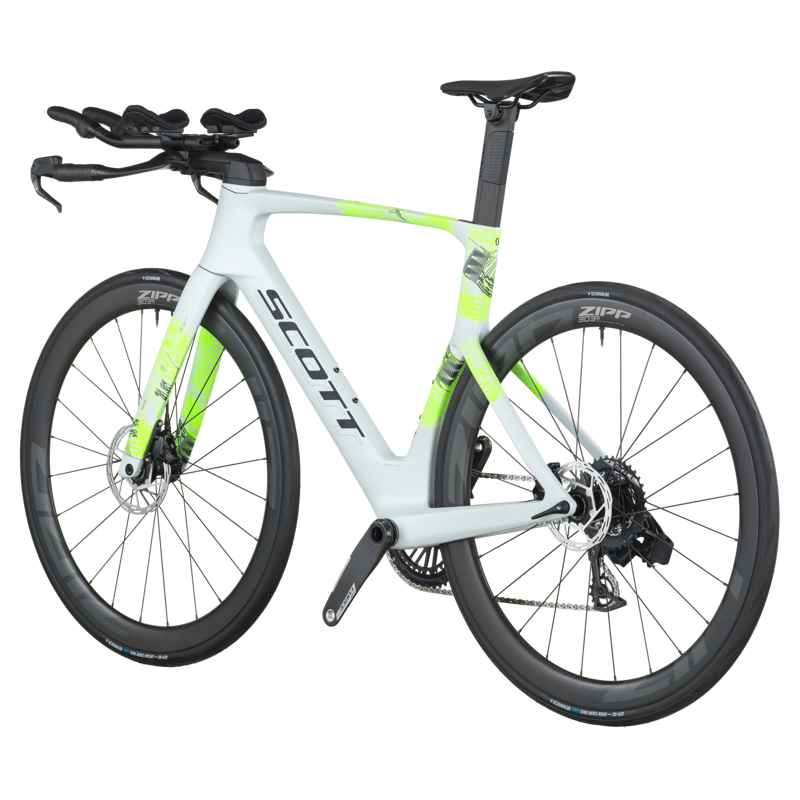 Scott Foil RC TRI 2026 Carbon Triathlon Bike - Cumulus White-2