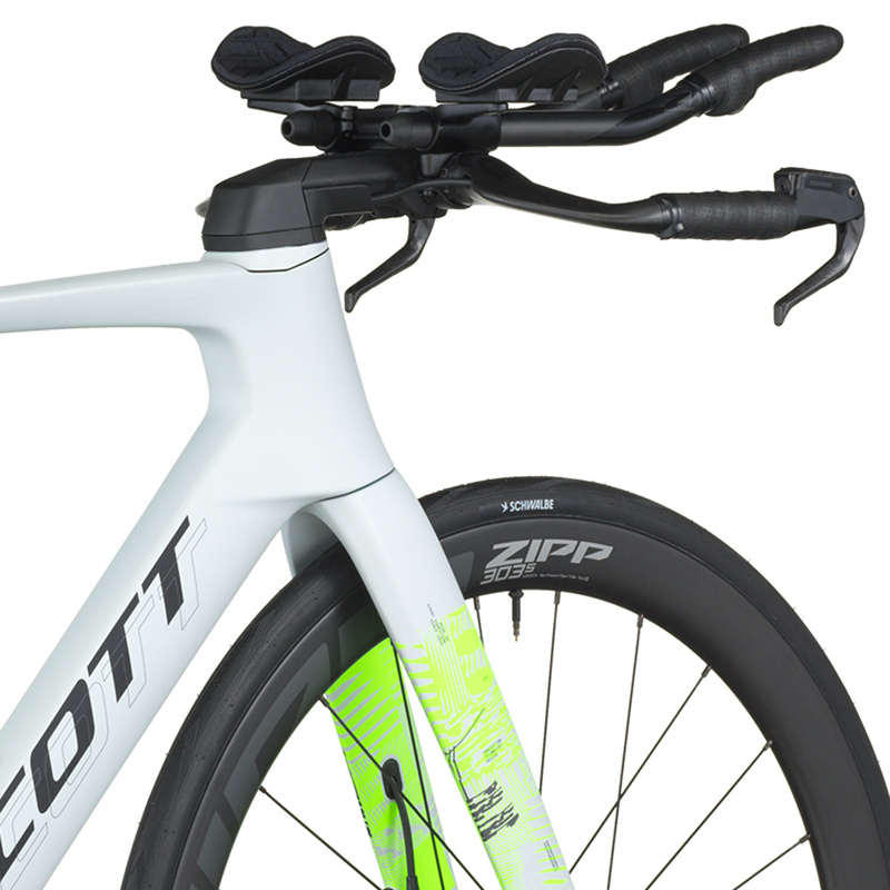 Scott Foil RC TRI 2026 Carbon Triathlon Bike - Cumulus White-4